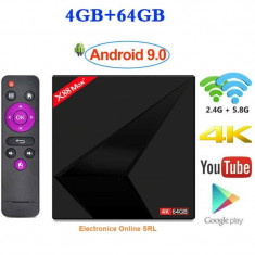 Media player TV Box X88 Max Plus Android 9, 4GB RAM,64GB ROM Netflix foto