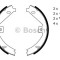 Set saboti frana, frana de mana MERCEDES E-CLASS (W212) (2009 - 2016) BOSCH 0 986 487 752