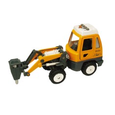 Utilaj de constructii de jucarie cu sunete si lumini ciocan demolator