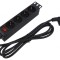 Prelungitor 4 Prize 230V 16A Negru