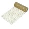 Tesatură Decorativă, Model Plasă, Glitter, Culoare Bej, Dimensiune 5m x 24cm