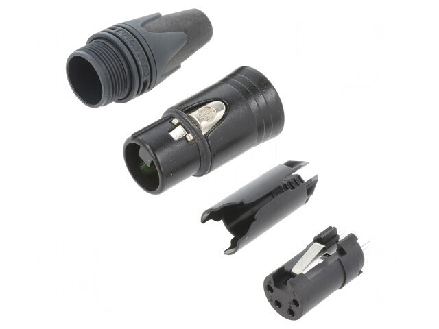 Mufă XLR 4-Pin Mamă pe Cablu