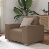 Scaun Sofa vidaXL Cappuccino 59 cm Piele Ecologică
