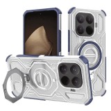 Husa Xiaomi 15T Pro Carbon Shield PRO Albastru Protectie Militara Suport Inel Magnetic Auto