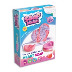 Set creativ DIY Strigo Fa-ti propriul sapun,model Inima mov pastel,+3 ani