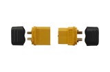 Set conectori XT60 mama-tata, 60A, cu carcase de protectie, pentru acumulatori si modele RC (XT60-KIT)
