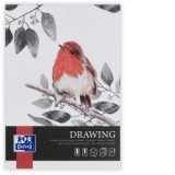 Bloc desen Drawing A4, 25 file, hartie 200g, colectia Oxford Artistic