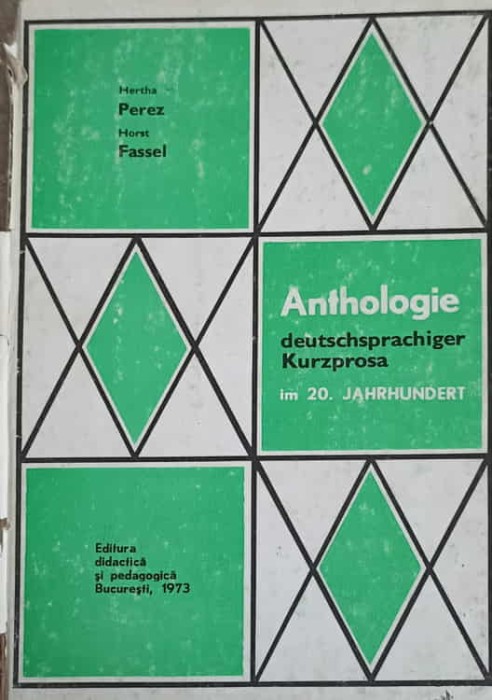 ANTHOLOGIE DEUTSCHSPRACHIGER KURZPROSA-HERTHA PEREZ, HORST FASSEL-243481