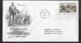 United States 1964 Charles Marion Russel painting FDC K.614