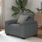 Gossi canapea scaun gri inchis 60 cm tesatura