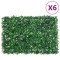 &nbsp;Gossi gard din frunze de arbust artificiale,&nbsp;6 buc., verde, 40x60 cm