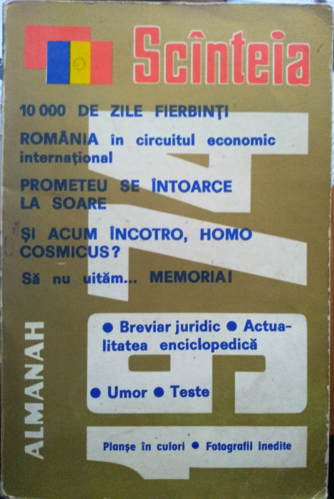 Almanah Sc&acirc;nteia 1974