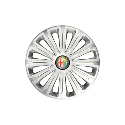 Set 4 capace roti Cu Inel Cromat Trend R16 Compatibil Cu Alfa Romeo foto
