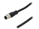 Conector M12 8 pini cod A, IP67