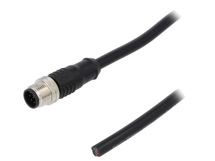 Conector M12 8 pini cod A, IP67