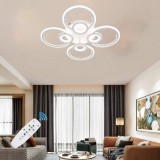 Lustra Led Juno 96W 8 brate 3 culori telecomanda SPN DL75L048