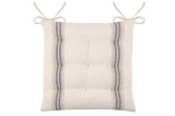 Pernă De Scaun Montauban 40X40 Cm, Culoare Antracit, 100% Bumbac