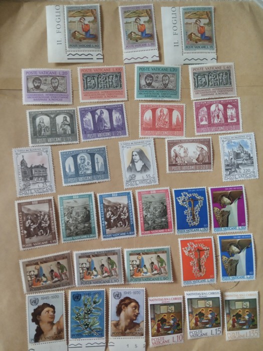 VATICAN - 10 SERII COMPLETE MNH