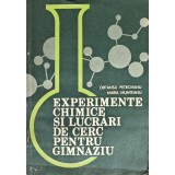 Experimente chimice si lucrari de cerc pentru gimnaziu - 1983 - Ortansa Petrovanu (F373)