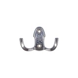 Cumpara ieftin Cuier mic din metal, 2 agatatori, OZS3057, crom
