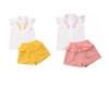 Set camasuta si pantaloni cu broderie Drool (Culoare: Roz, Marime: 110)