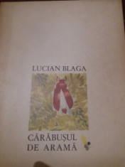 CARABUSUL DE ARAMA LUCIAN BLAGA foto