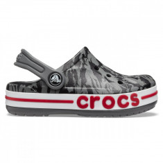 Saboti Crocs Kids' Bayaband Seasonal Printed Clog Gri - Slate Grey