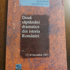 Doua saptamani dramatice din istoria Romaniei -Eleodor Focseneanu