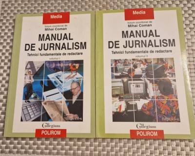 Manual de jurnalism 2 volume Mihai Coman foto