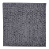 Covoraș Baie Chenille, Microfibre, Gri, 50x50 cm, Antiderapant, Oem