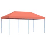 Cumpara ieftin Cort de petrecere pliabil Pop-Up, 580x292x315 cm, teracota