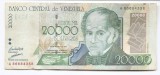 Venezuela 20.000 Bolivares 24.08.1998 - A86684358, P-82
