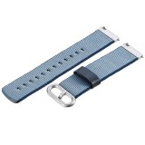 Curea material textil, compatibila Huawei Watch GT 2 46mm, telescoape QR, Albastru