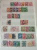 Lot timbre stampilate diferite, SUEDIA, 650 bucati, clasor bonus