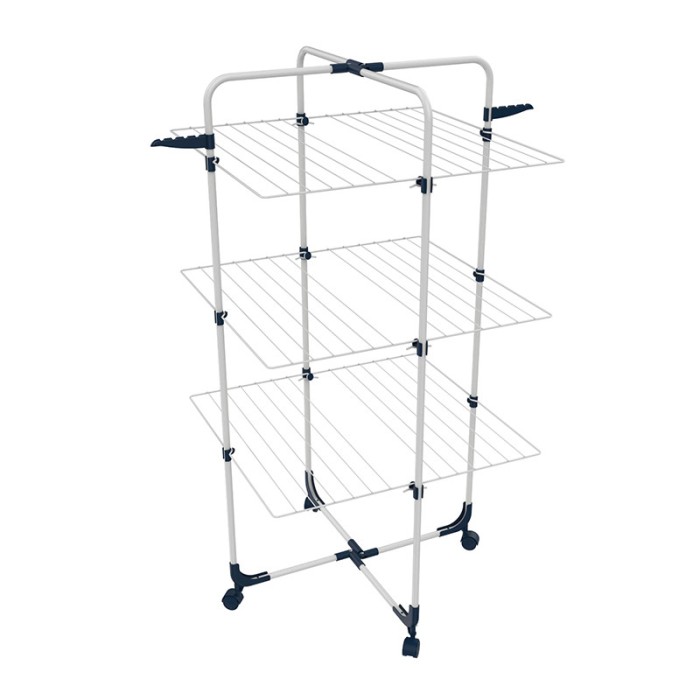 Uscator de rufe Grigio, 30 m, plastic/metal, ajustabil, Gri