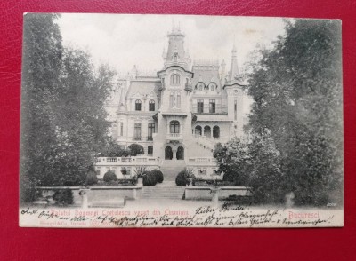 Bucuresti Palatul Doamnei Cretulescu vazut din Cismigiu foto