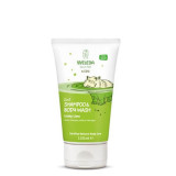 Cumpara ieftin Gel de dus si sampon lime 2 in 1 pentru copii, 150 ml, Weleda