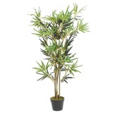 Cumpara ieftin Arbore din bambus artificial 552 de frunze 120 cm verde