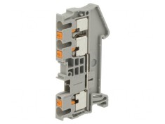 Conector de Șine 0,14-4mm&sup2; 3 Borne Gri Push-In