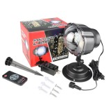 Cumpara ieftin Proiector Snow Flower Lamp sfera fulgi de nea si zapada cu 3 LED-uri RGB, Oem