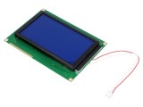 Afișaj LCD Grafic 240x128 STN Negativ Albastru LED 20 PIN