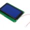 Afișaj LCD Grafic 240x128 STN Negativ Albastru LED 20 PIN
