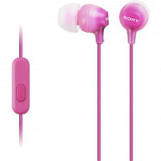 Casti audio In-ear Sony MDREX15APPI, Control Telefon, Roz