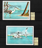 Timbre Maldive, 1990 | Păsări marine - Animale | 2 Coliţe - MNH | aph, Fauna, Nestampilat