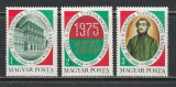 Ungaria 1980 - A 150-a Aniversare a Academiei de Stiinte 3v MNH, Nestampilat