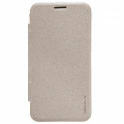 Husa Lenovo S860 Nillkin Sparkle Flip Auriu foto