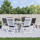 Set 6 Perne Scaun Spatar Inalt, 120x50 cm, Antracit, Poliester Oxford, Exterior, Uni