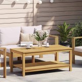 vidaXL Masă laterală Ulei Natural 110 x 55 x 45 cm 42026804