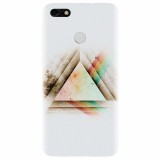 Husa silicon pentru Huawei Y6 Pro 2017, Abstract Grunge Light Triangle