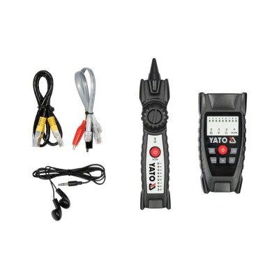 Localizator și tester pt cabluri rj11/45 Yato YT-73137 foto